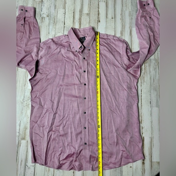 Jos. A Bank Travelers Collection Men's XL Purple Long-Sleeve Button-Up Shirt - Picture 6 of 13